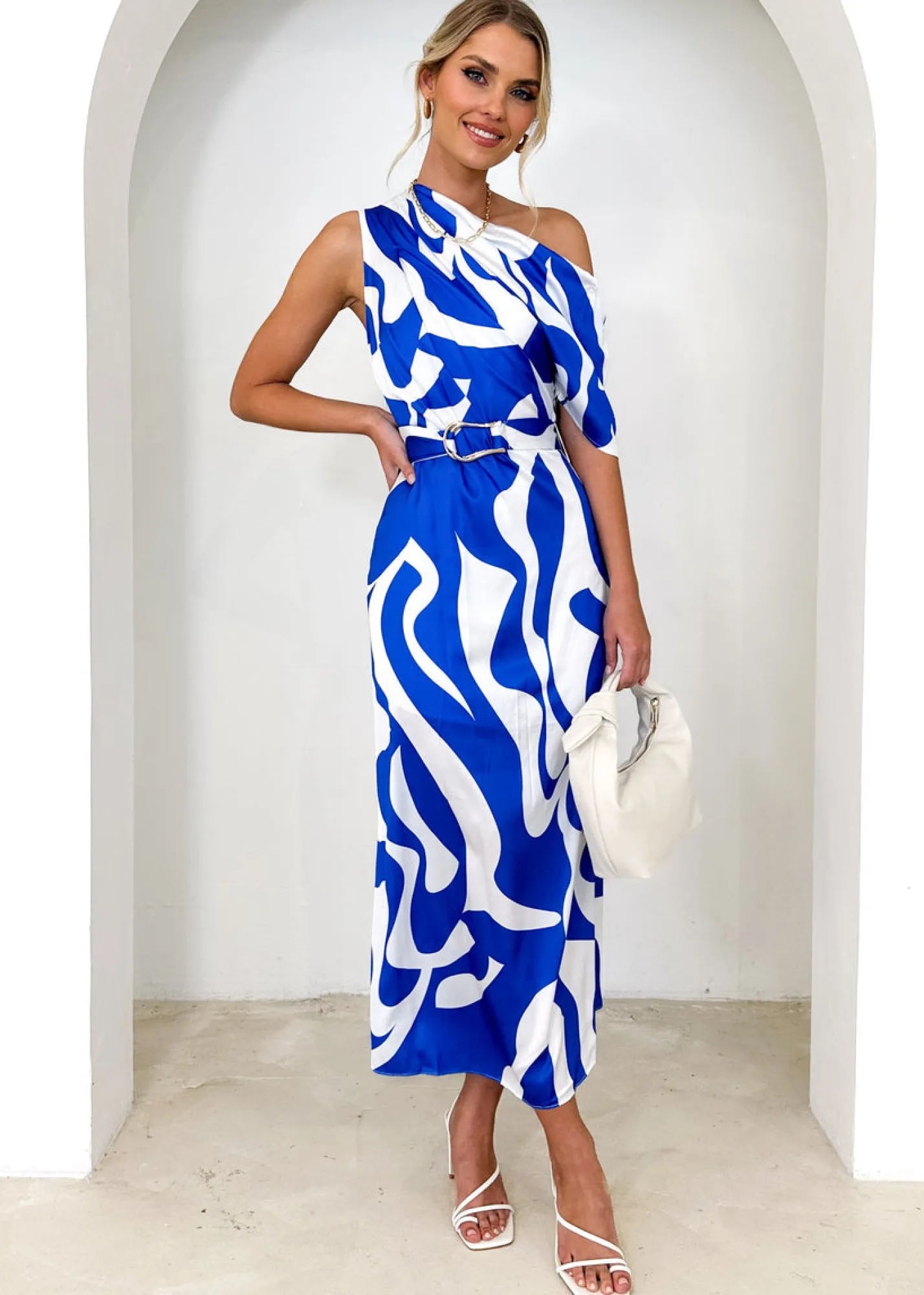 Women Gingham & Heels Midi>Graciana Midi Dress