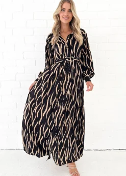 Women Gingham & Heels Maxi><noscript><img width=