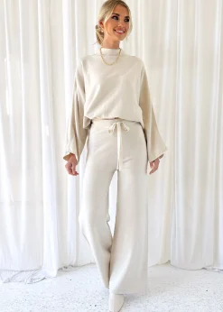 Women Gingham & Heels Sets>Harlie Knit Pants