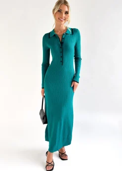 Women Gingham & Heels Knit Dresses><noscript><img width=