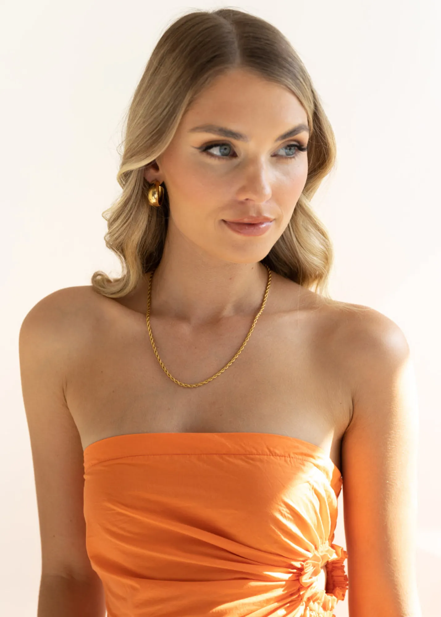 Women Gingham & Heels Jewellery>Harlow Plated Necklace