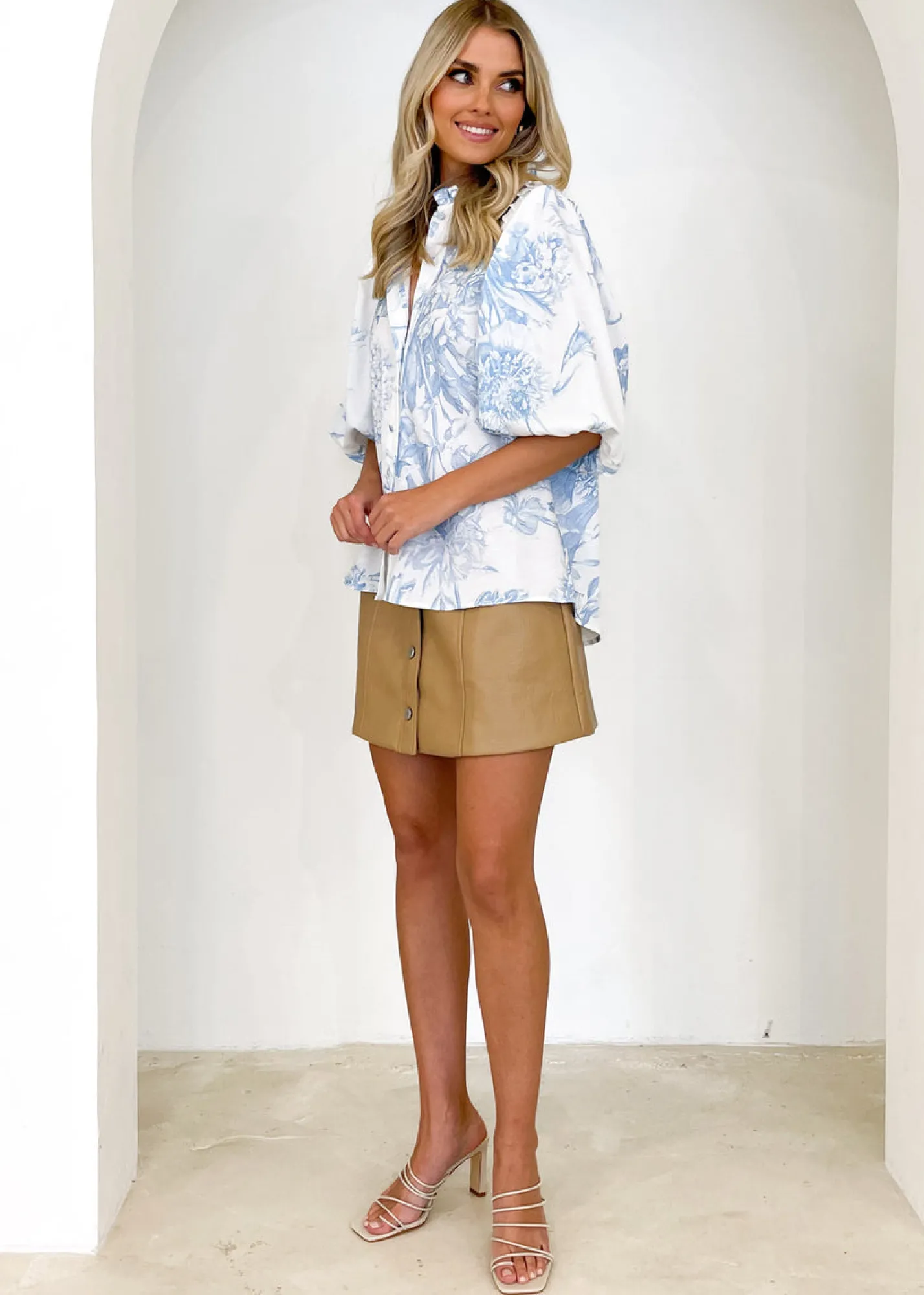 Women Gingham & Heels Blouses>Hathaway Blouse