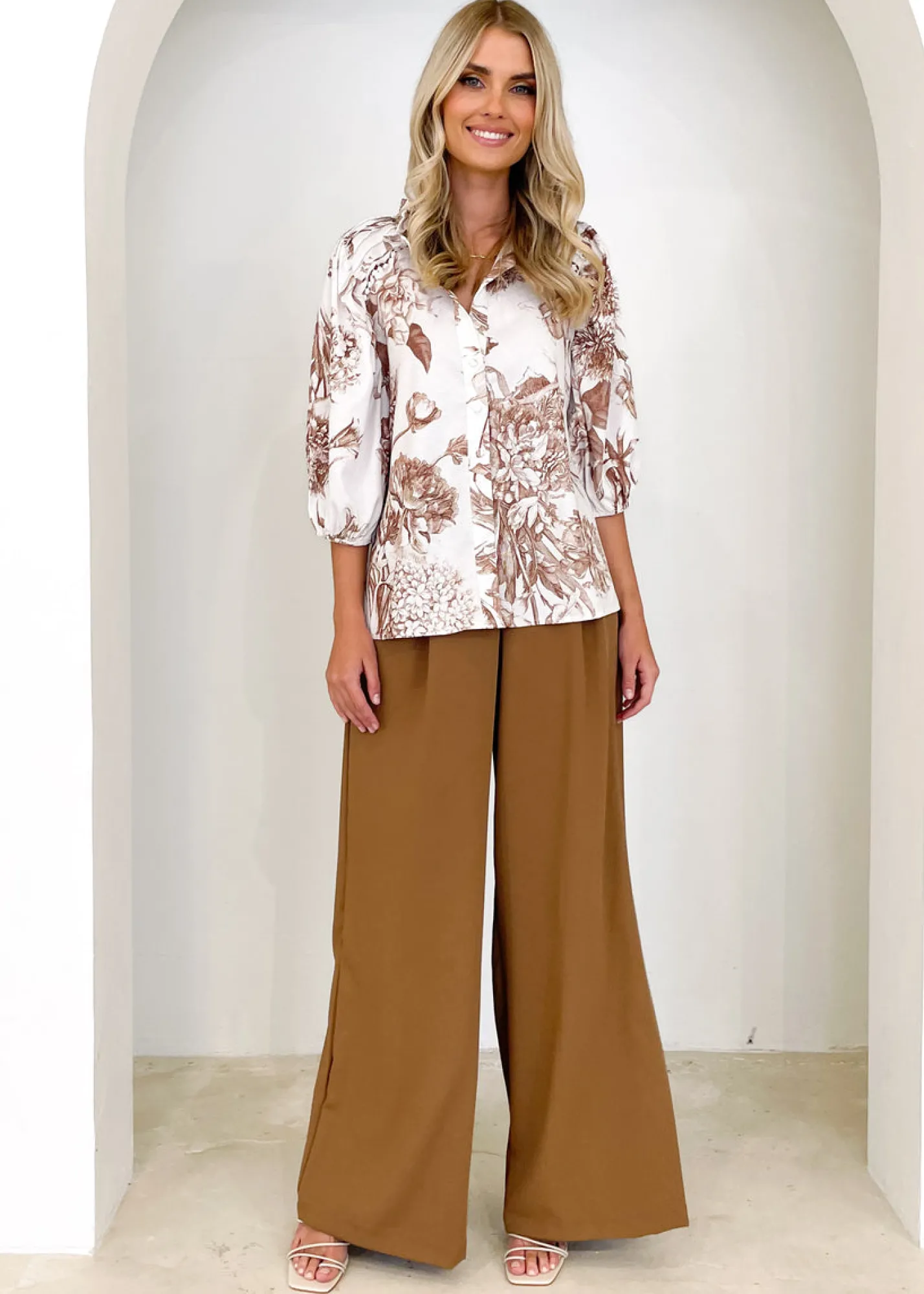 Women Gingham & Heels Blouses>Hathaway Blouse