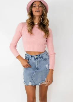 Women Gingham & Heels Knit Tops>Heavenly Sent Knit Top