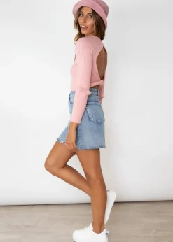Women Gingham & Heels Knit Tops><noscript><img width=