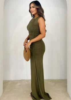 Women Gingham & Heels Maxi><noscript><img width=