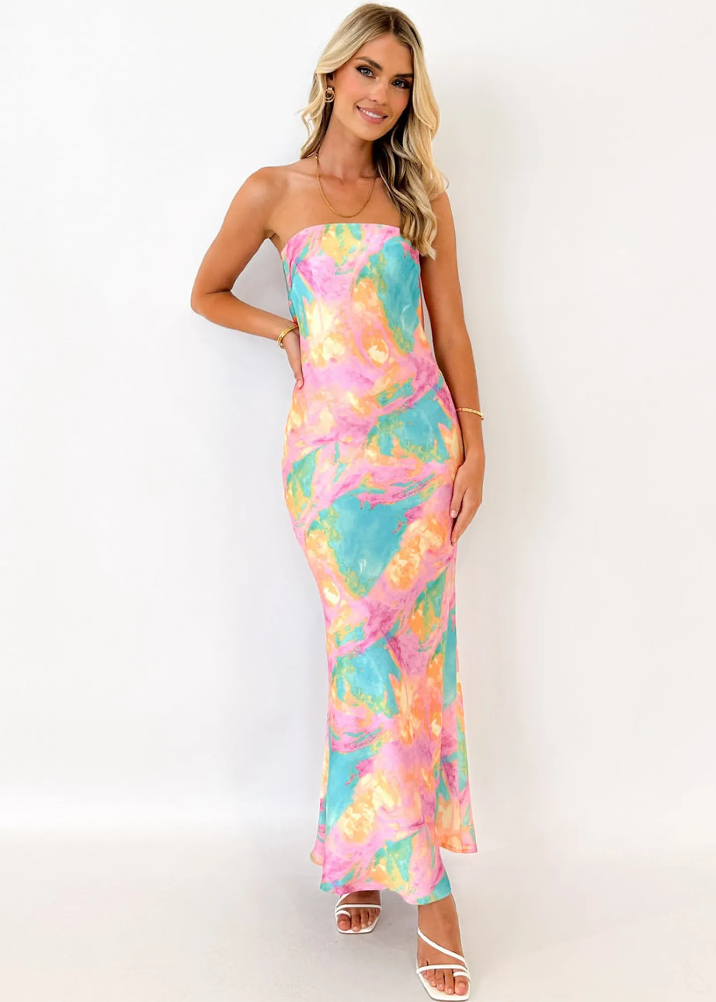 Women Gingham & Heels Maxi>Hennie Maxi Dress