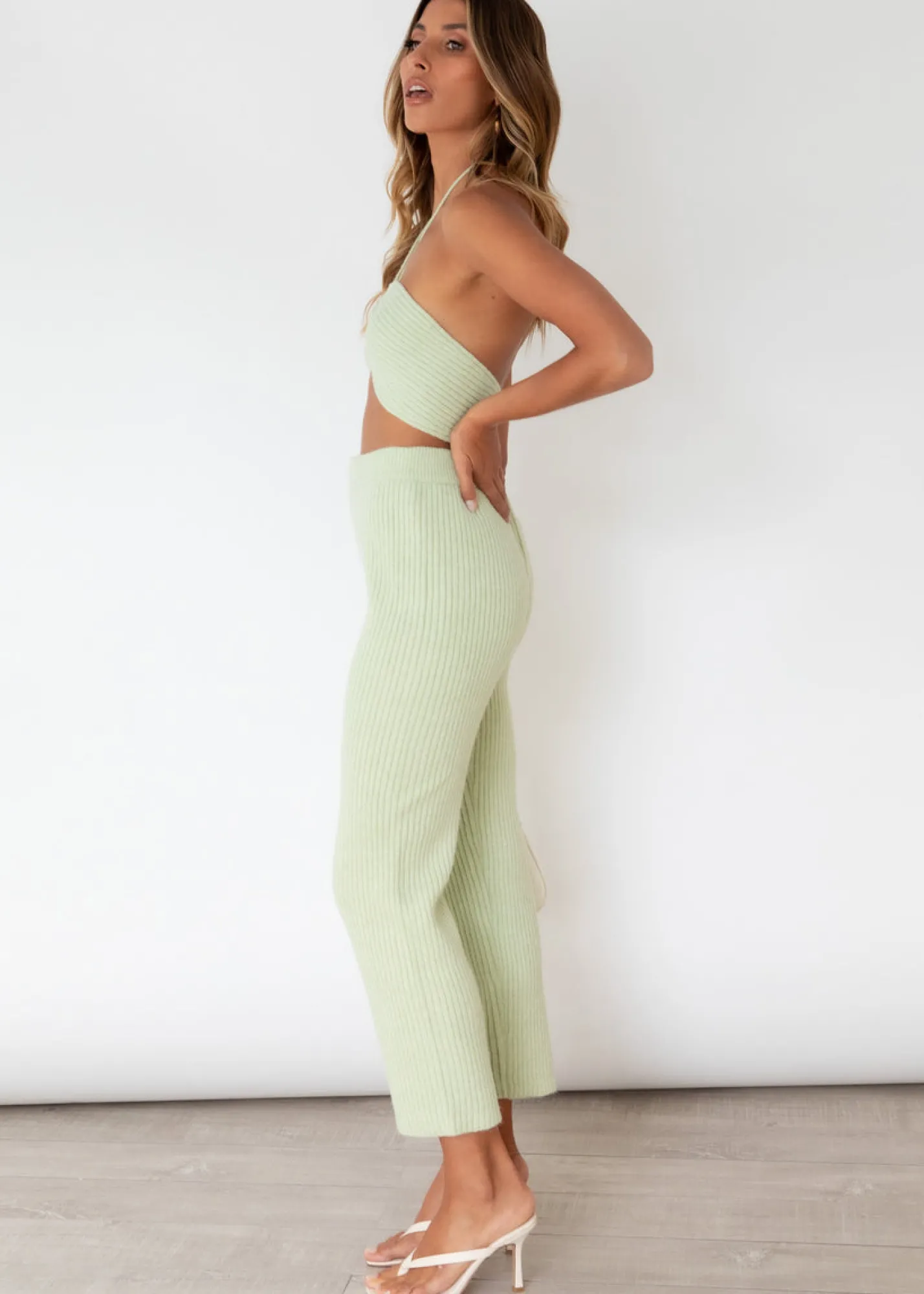 Women Gingham & Heels Pants>In Tune Knit Pants