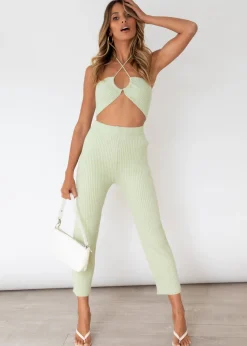 Women Gingham & Heels Knit Bottoms>In Tune Knit Pants