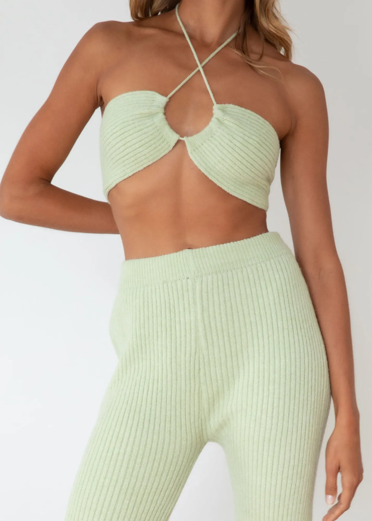 Women Gingham & Heels Knit Bottoms>In Tune Knit Pants