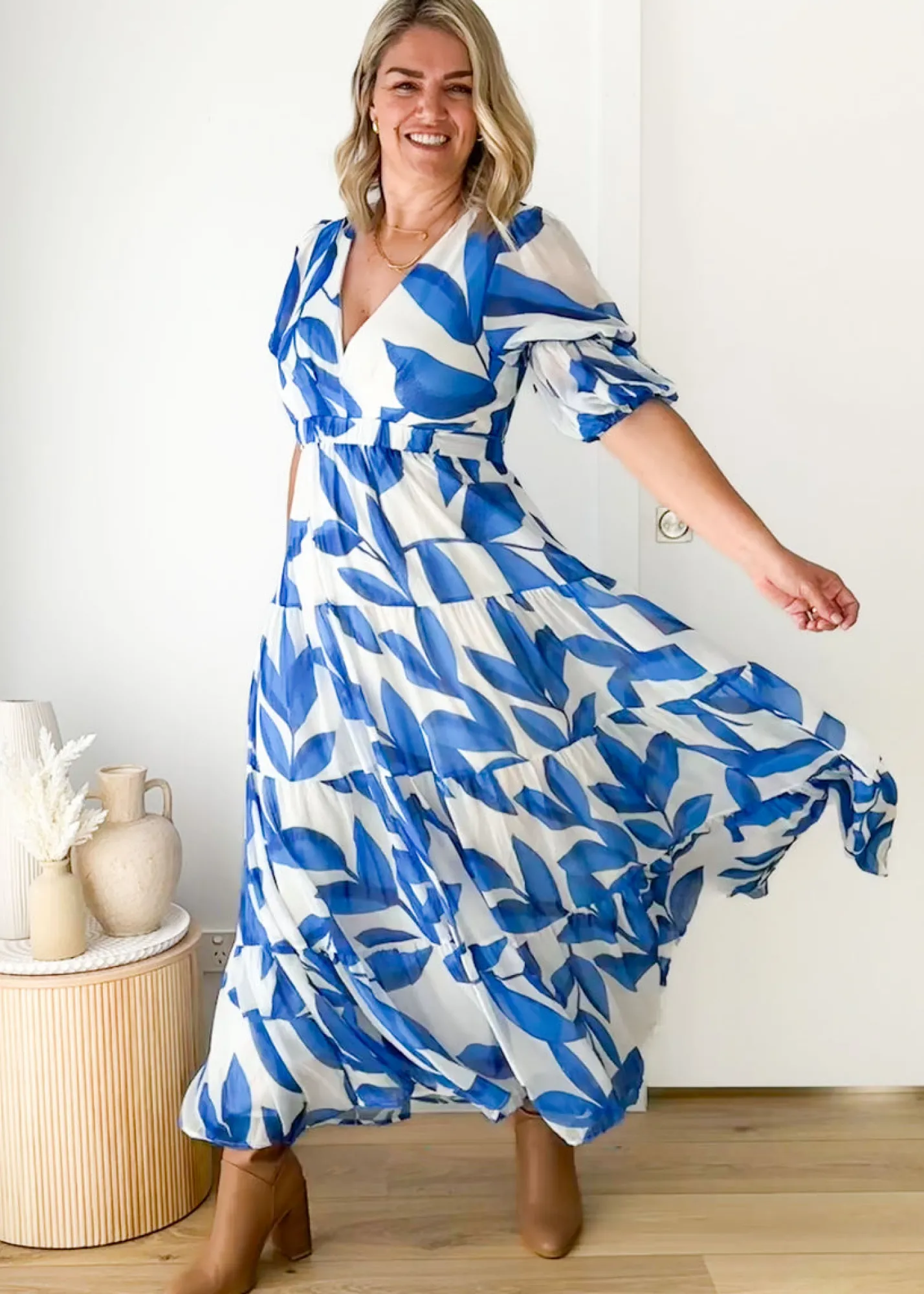 Women Gingham & Heels Midi>Isobel Midi Dress