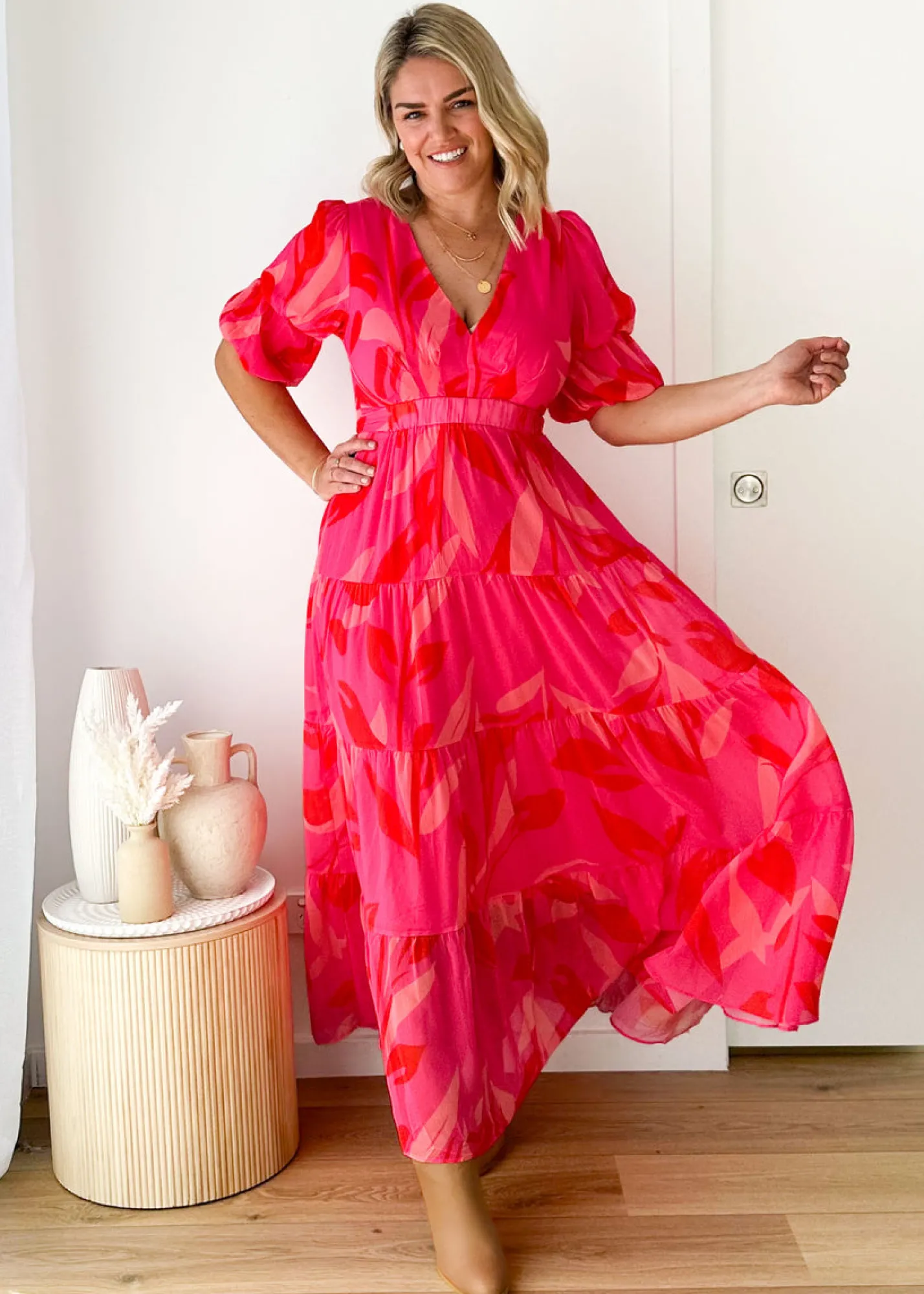 Women Gingham & Heels Midi>Isobel Midi Dress