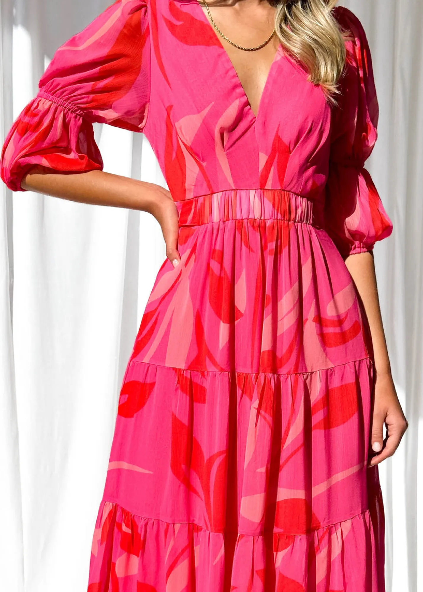 Women Gingham & Heels Midi>Isobel Midi Dress