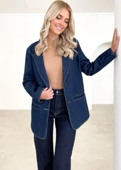 Women Gingham & Heels Jeans><noscript><img width=