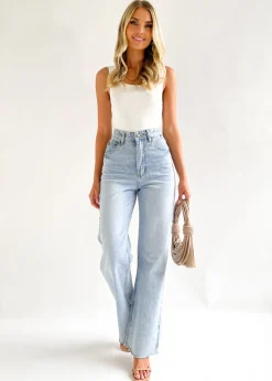 Women Gingham & Heels Jeans>Ivvy High Rise Jeans