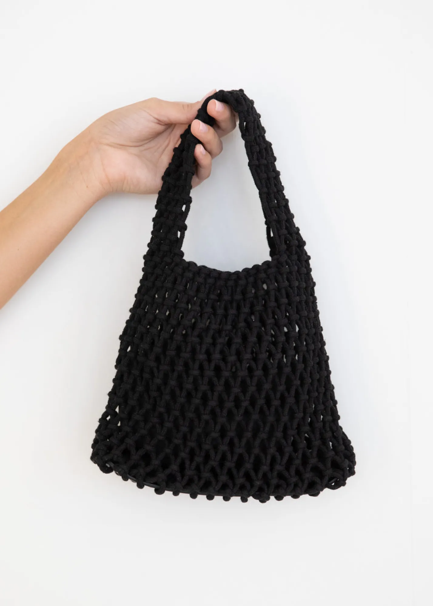Women Gingham & Heels Bags>Izzey Crochet Mini Bag