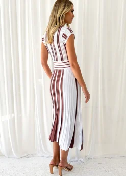 Women Gingham & Heels Knit Dresses><noscript><img width=