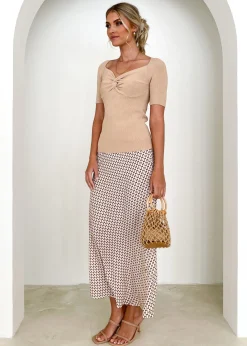 Women Gingham & Heels Knit Tops><noscript><img width=