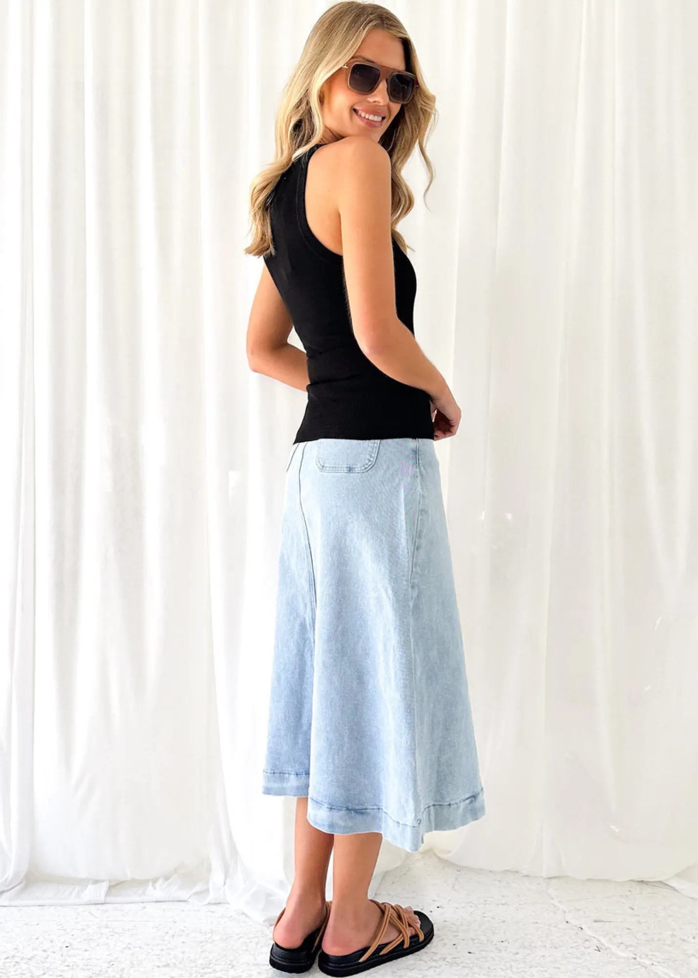 Women Gingham & Heels Basic Tops>Jarrina Knit Top