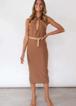 Women Gingham & Heels Knit Dresses><noscript><img width=