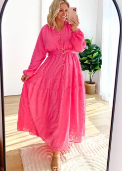 Women Gingham & Heels Maxi><noscript><img width=
