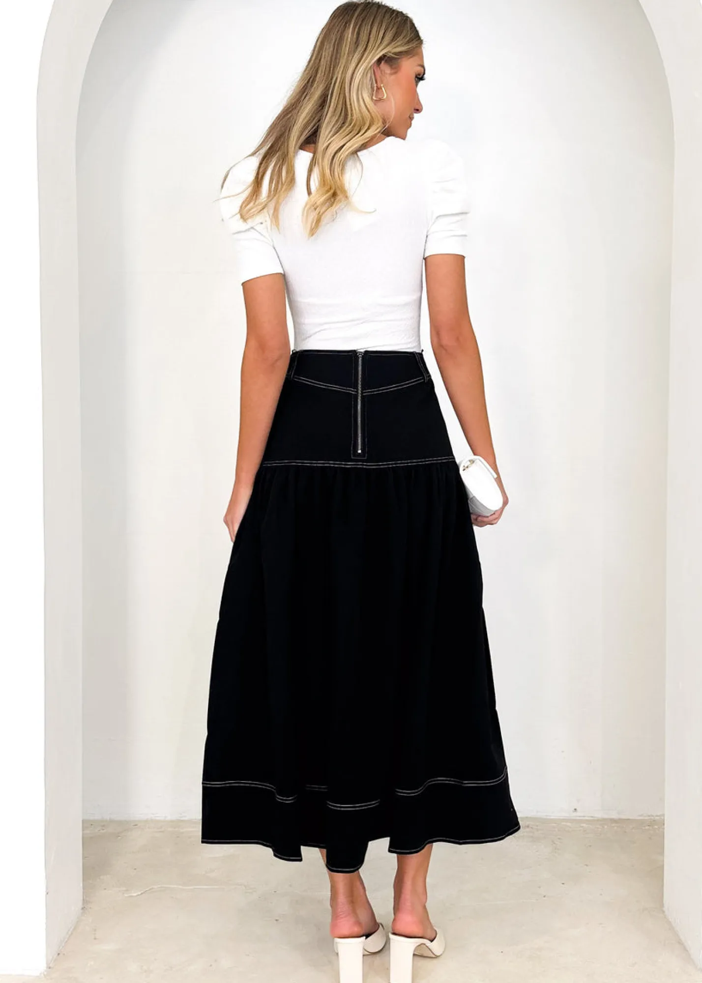 Women Gingham & Heels Skirts>Joyce Midi Skirt
