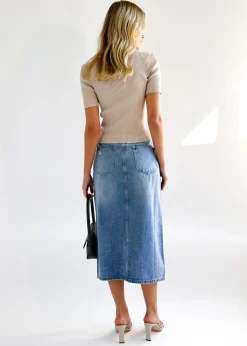 Women Gingham & Heels Knit Tops><noscript><img width=