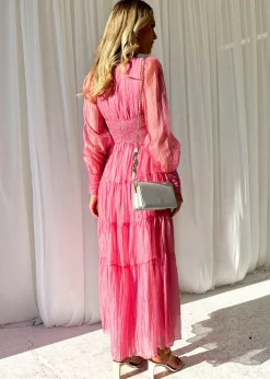 Women Gingham & Heels Maxi><noscript><img width=