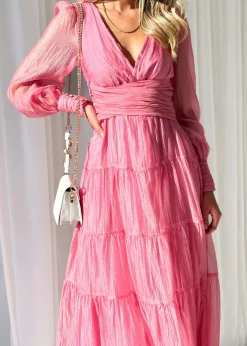 Women Gingham & Heels Maxi><noscript><img width=