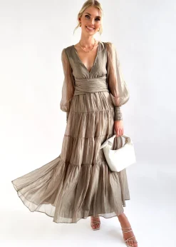 Women Gingham & Heels Maxi>Kamellia Maxi Dress