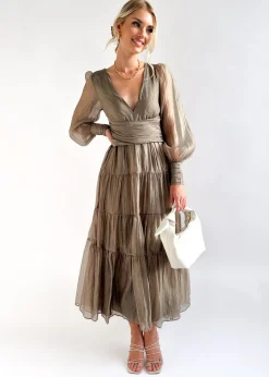 Women Gingham & Heels Maxi><noscript><img width=