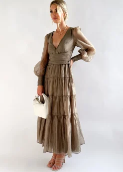 Women Gingham & Heels Maxi><noscript><img width=