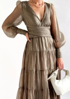 Women Gingham & Heels Maxi><noscript><img width=