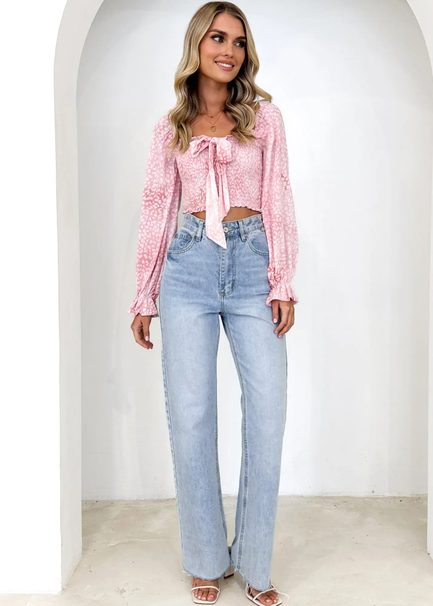 Women Gingham & Heels Crops>Kandice Crop