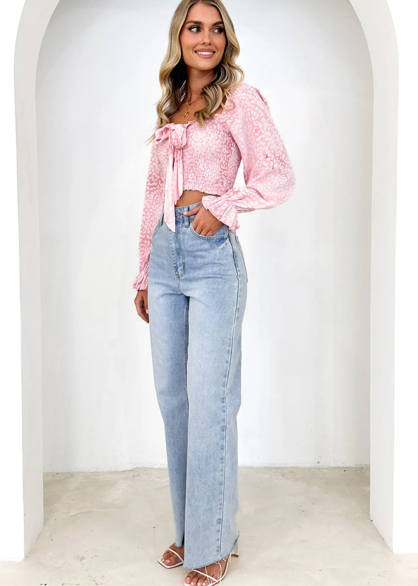 Women Gingham & Heels Crops>Kandice Crop