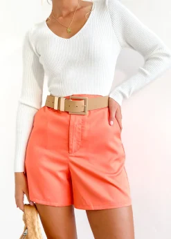 Women Gingham & Heels Crops>Kandise Knit Crop