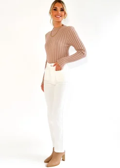 Women Gingham & Heels Jeans><noscript><img width=