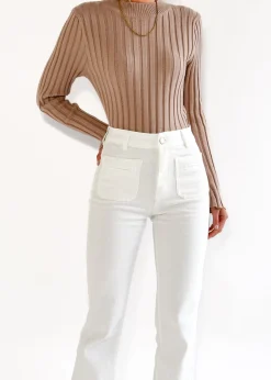 Women Gingham & Heels Jeans><noscript><img width=