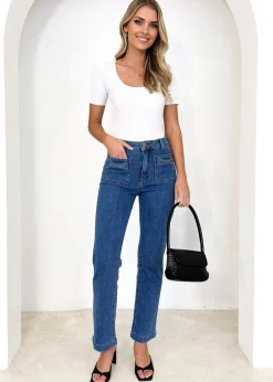 Women Gingham & Heels Jeans>Kason Stretch Jeans