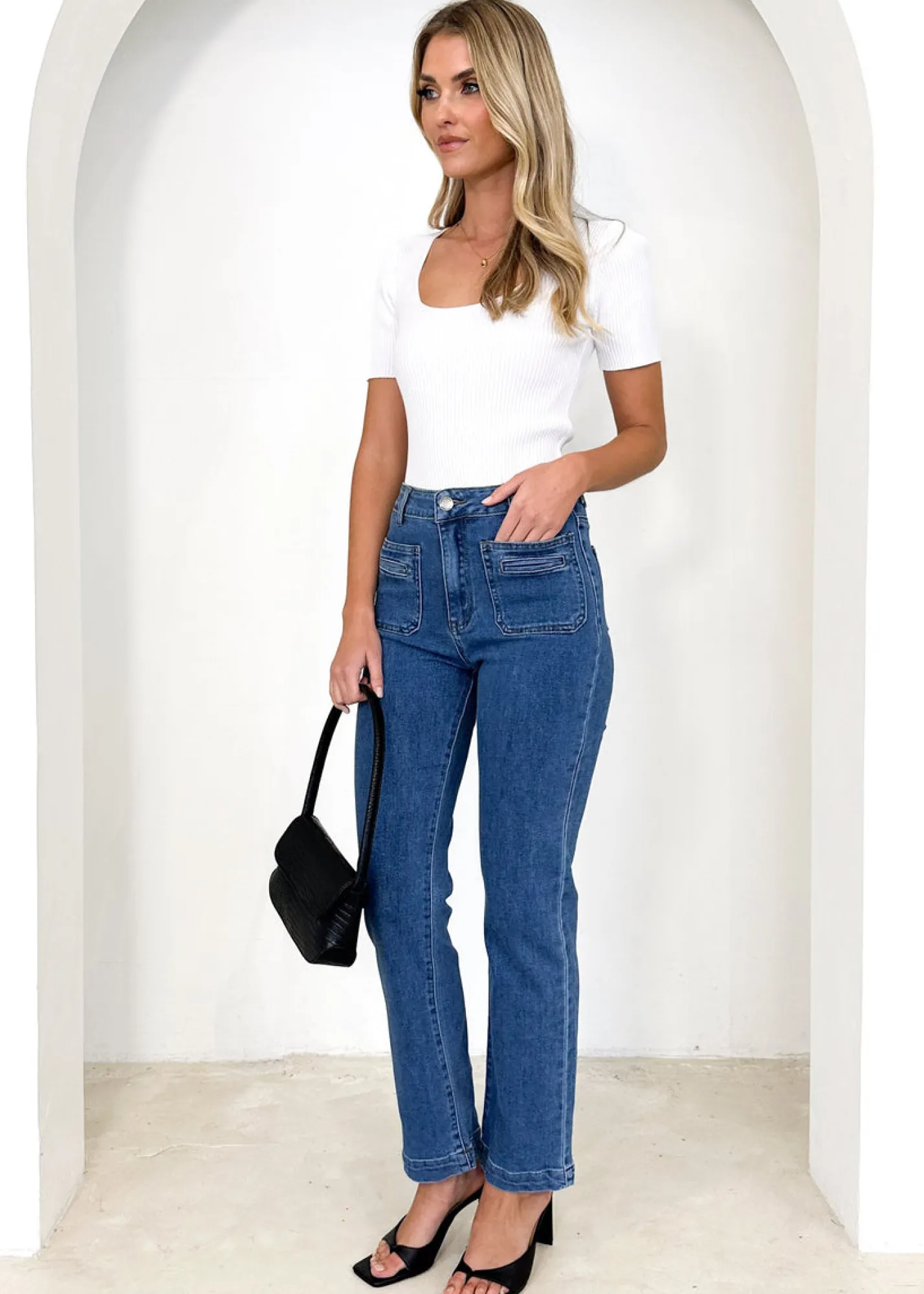 Women Gingham & Heels Jeans>Kason Stretch Jeans