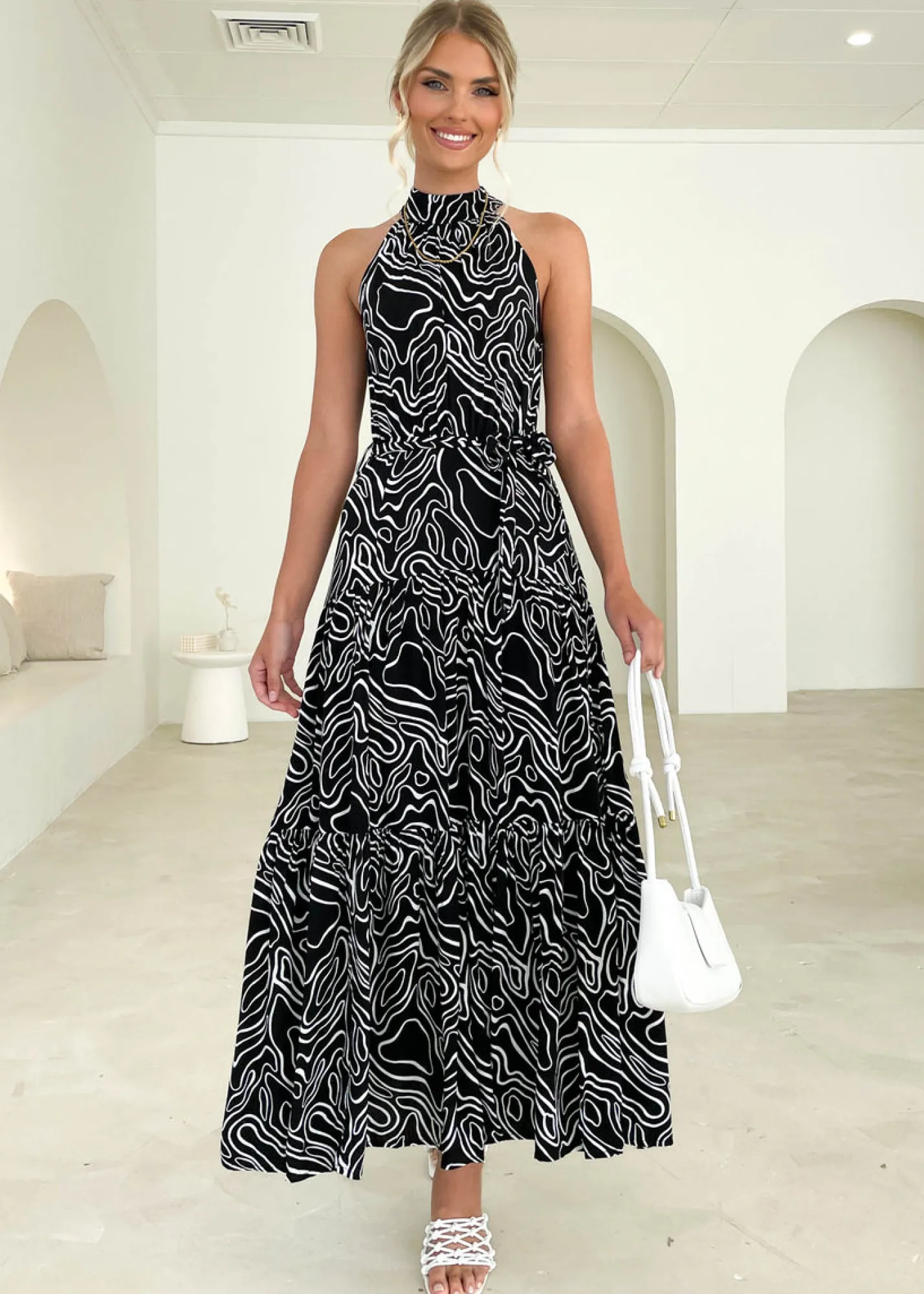 Women Gingham & Heels Maxi>Katrina Maxi Dress