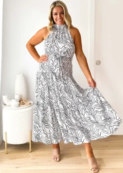 Women Gingham & Heels Maxi>Katrina Maxi Dress