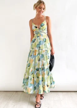 Women Gingham & Heels Maxi><noscript><img width=