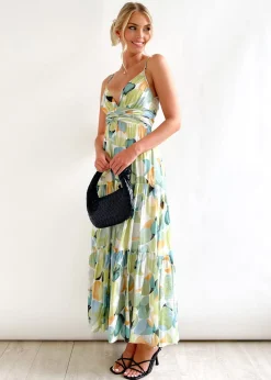Women Gingham & Heels Maxi><noscript><img width=