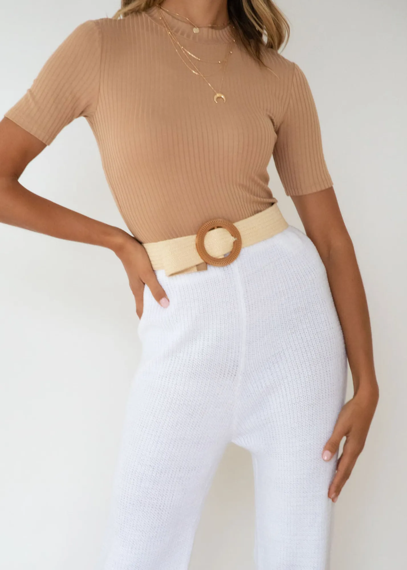 Women Gingham & Heels Knit Bottoms>Keaton Knit Pants