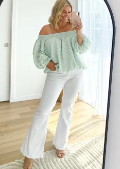 Women Gingham & Heels Blouses><noscript><img width=