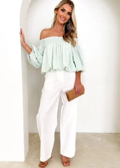 Women Gingham & Heels Off The Shoulder><noscript><img width=