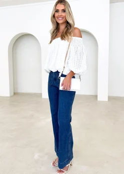Women Gingham & Heels Off The Shoulder><noscript><img width=