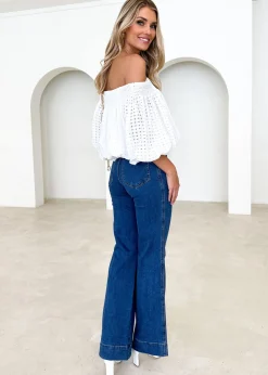 Women Gingham & Heels Off The Shoulder><noscript><img width=