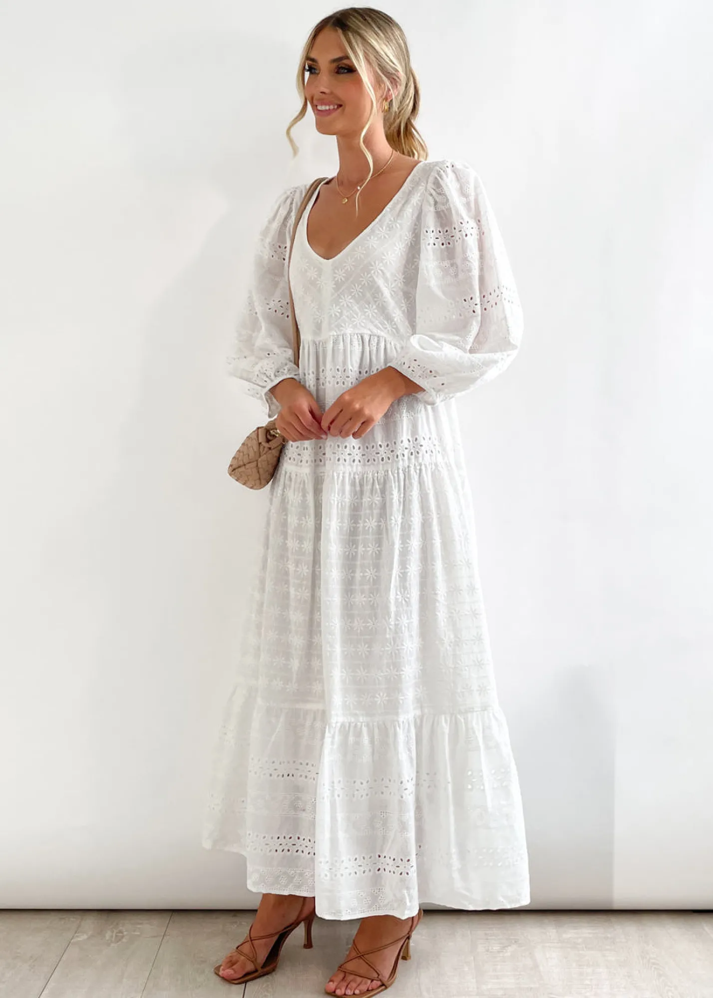 Women Gingham & Heels Maxi>Kelsie Maxi Dress